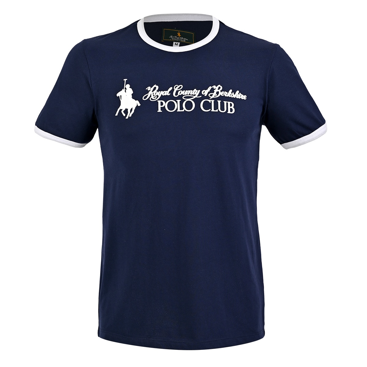 Playera Contraste Cuello Redondo Royal Polo Club Manga Corta para Hombre