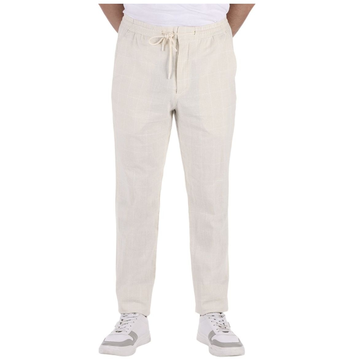 Pantalón Cuadros Jareta Casual Bruno Magnani para Hombre