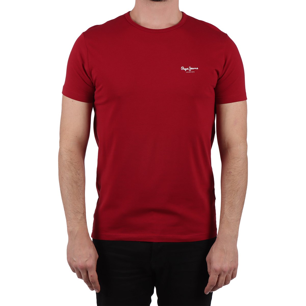 Playera Manga Corta Algodón con Logo Pepe Jeans Hombre
