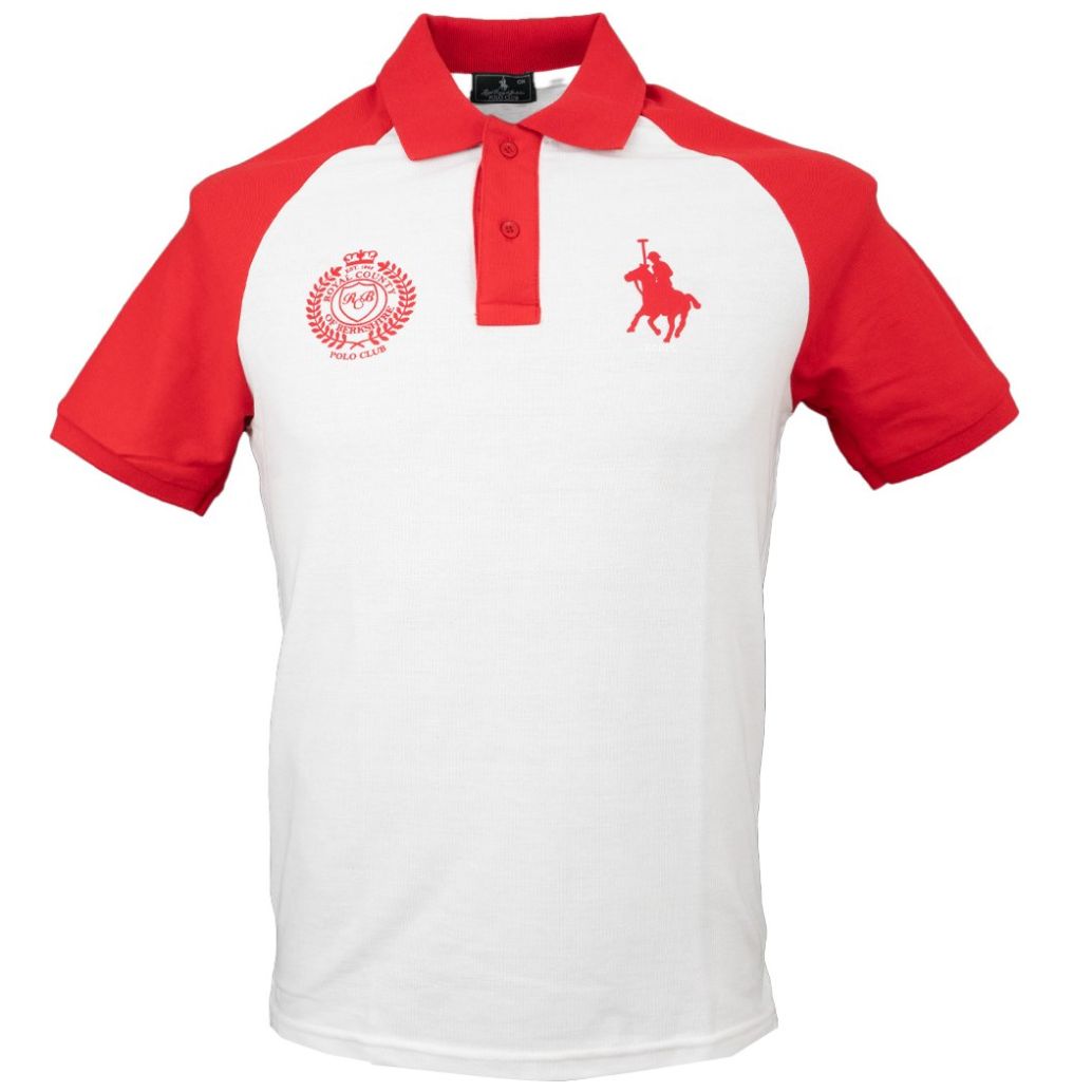 Playera Polo Manga Corta Contraste Polo Club para Hombre