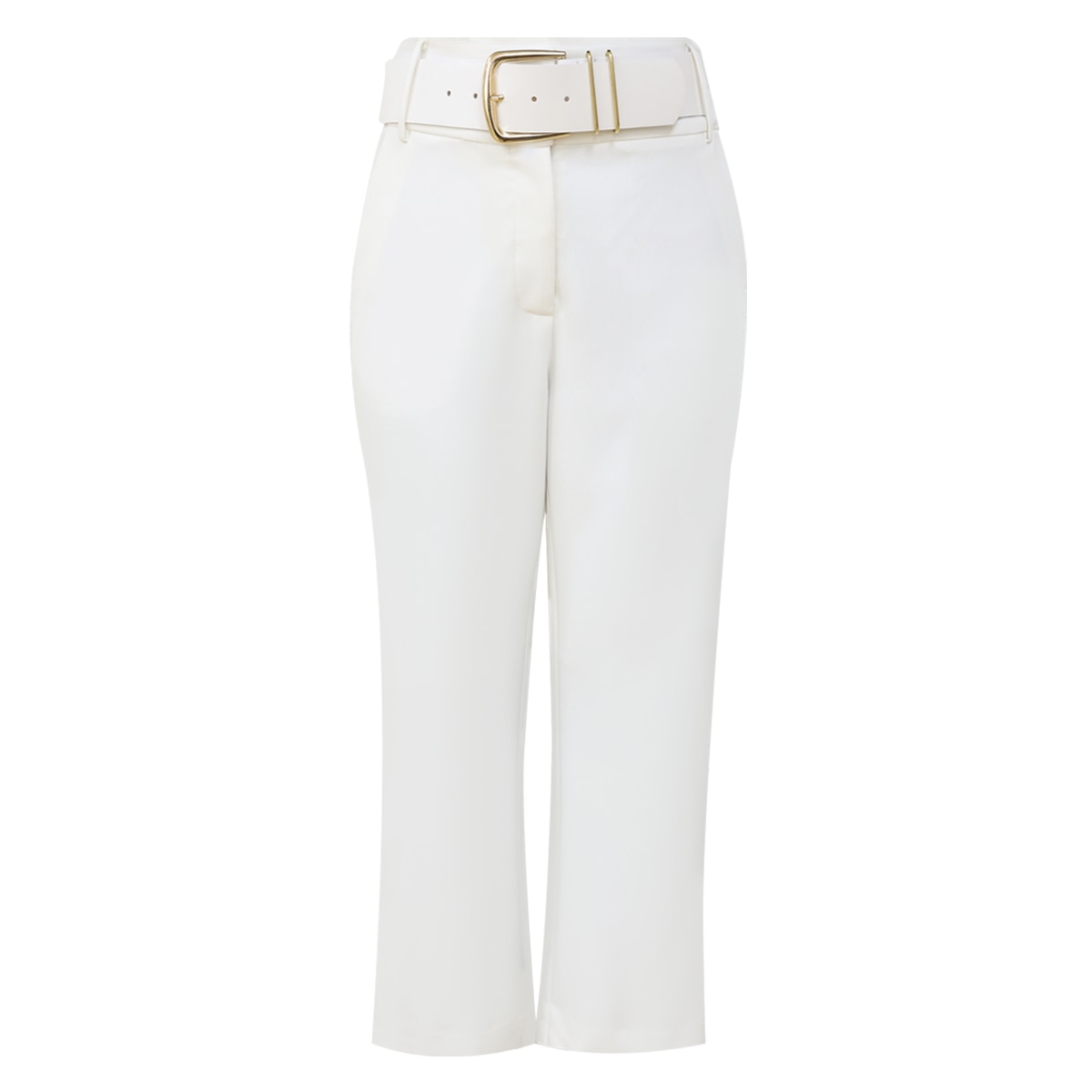 Pantalón Recto con Cinturón Elle para Mujer