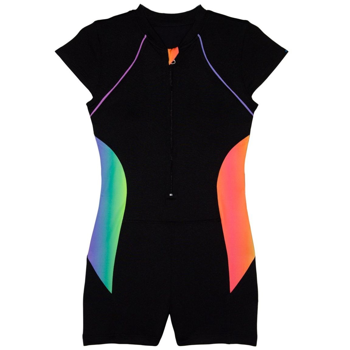 Traje de Baño 1 Pieza Bikini Ccierre Manga Corta Skysoul para Niña