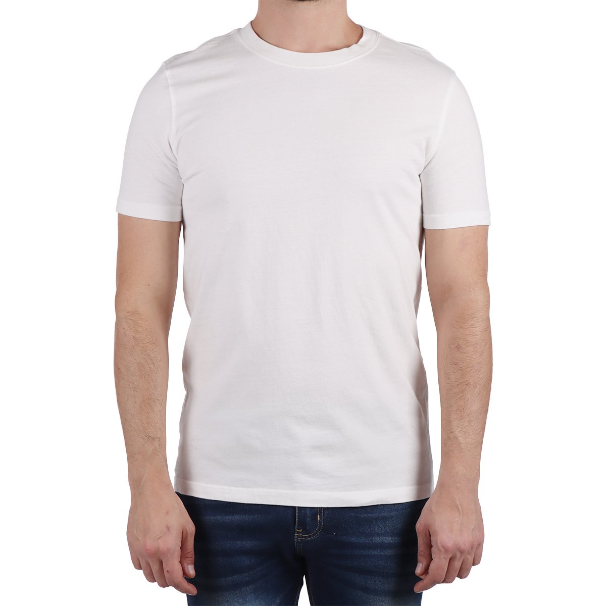 Playera Regular Fit Algodón Manga Corta Jeanious Hombre