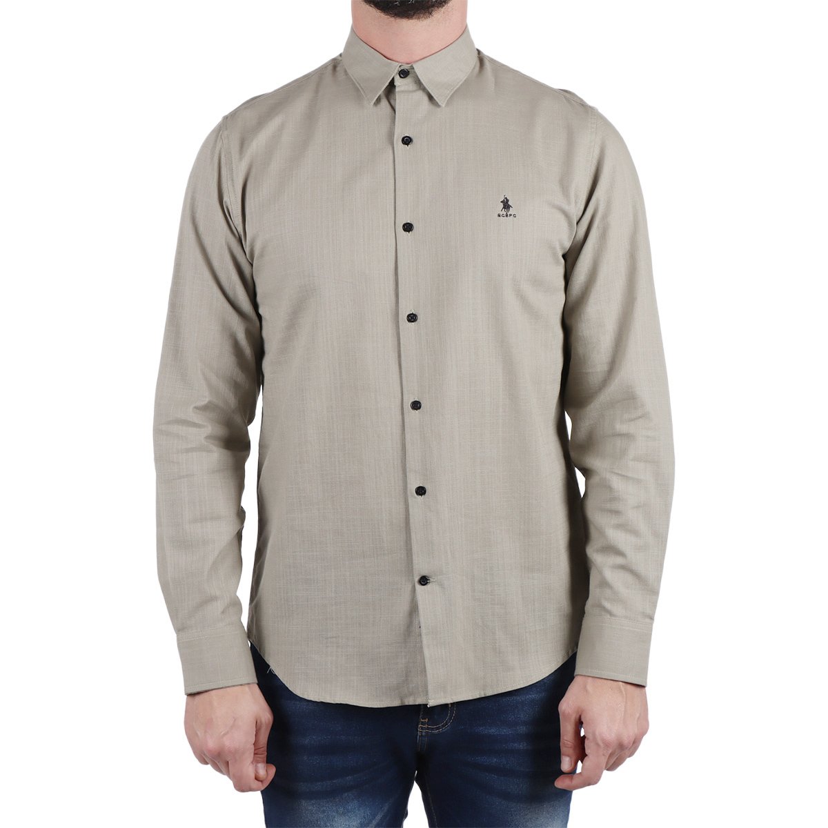 Camisa Manga Larga Slim Lisa Polo Club Hombre