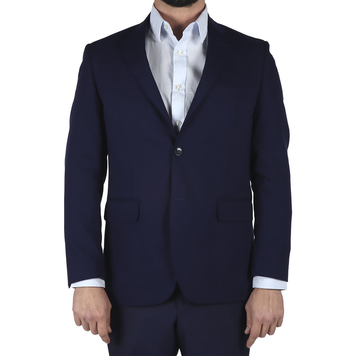 Saco Azul Marino Modern Fit Bruno Magnani para Hombre