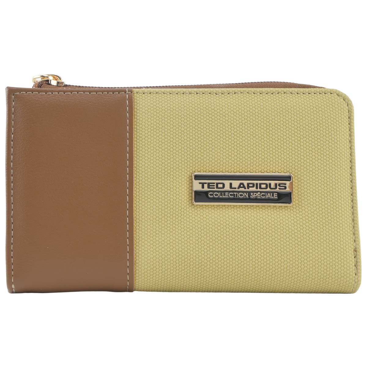 Monedero Cierre Beige Ted Lapidus para Mujer