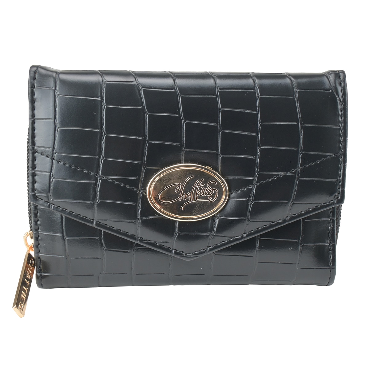 Monedero Tapa Negro Chatties para Mujer