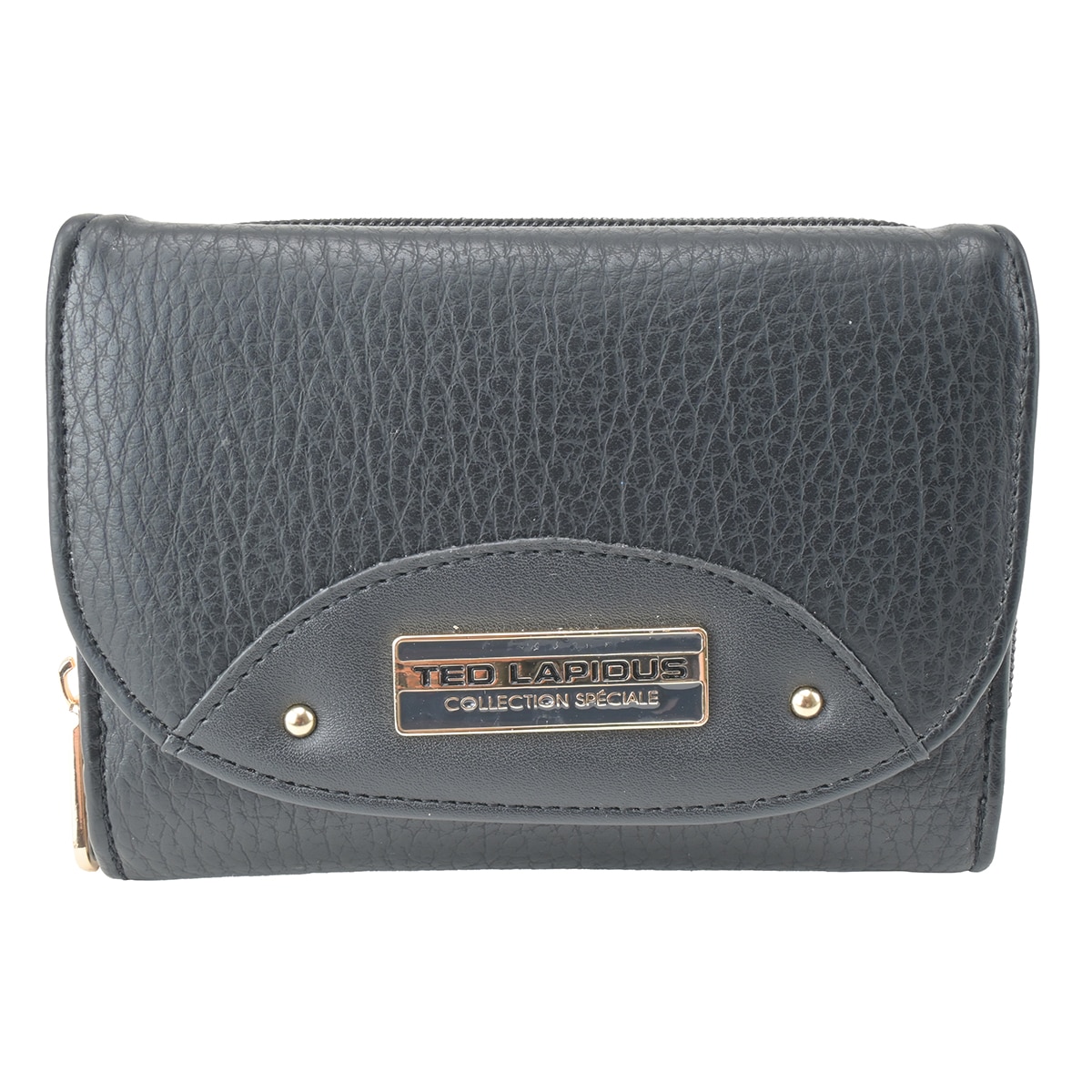 Monedero Tapa Negro Ted Lapidus para Mujer