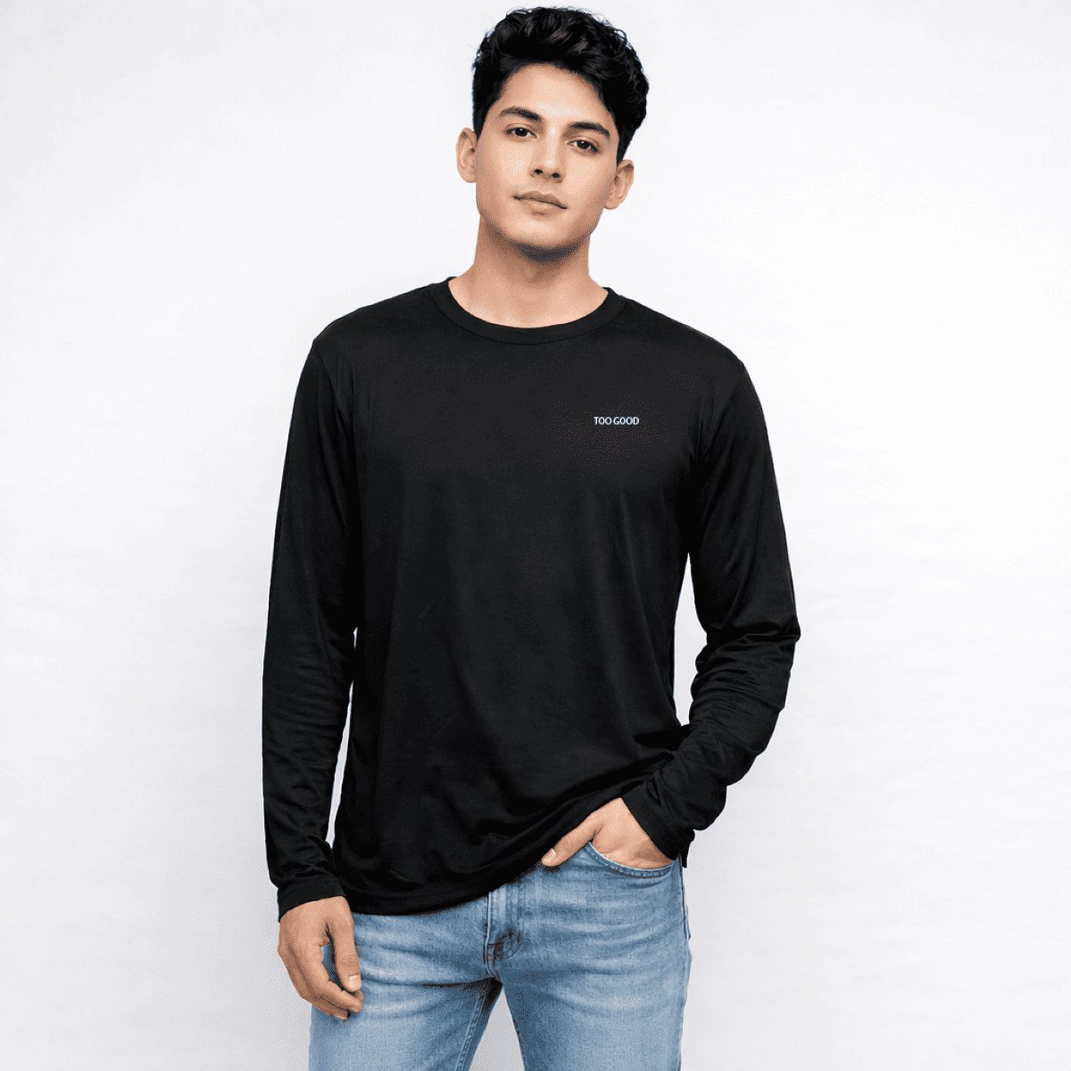 Playera Manga Larga Trainning Too Good para Hombre
