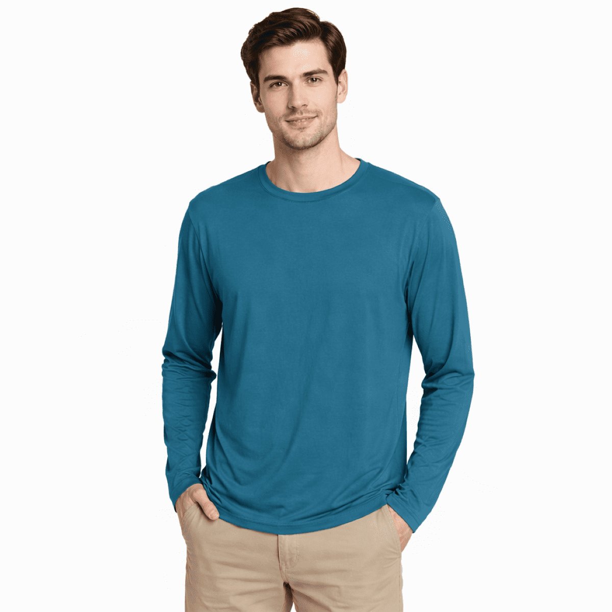 Playera Manga Larga Trainning Too Good para Hombre