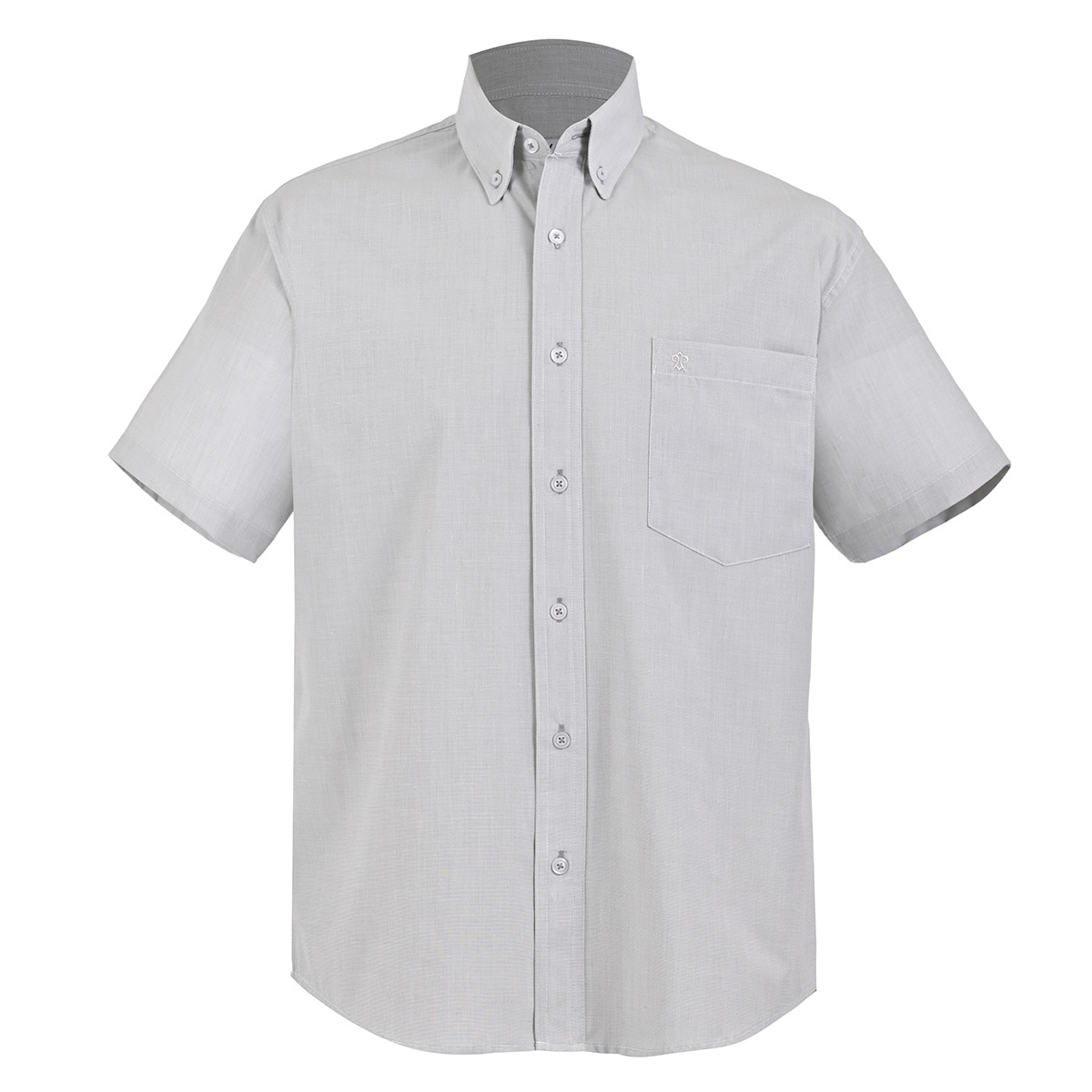 Camisa Casual Lisa Relaxed Fit Cavalatti Manga Corta para Hombre