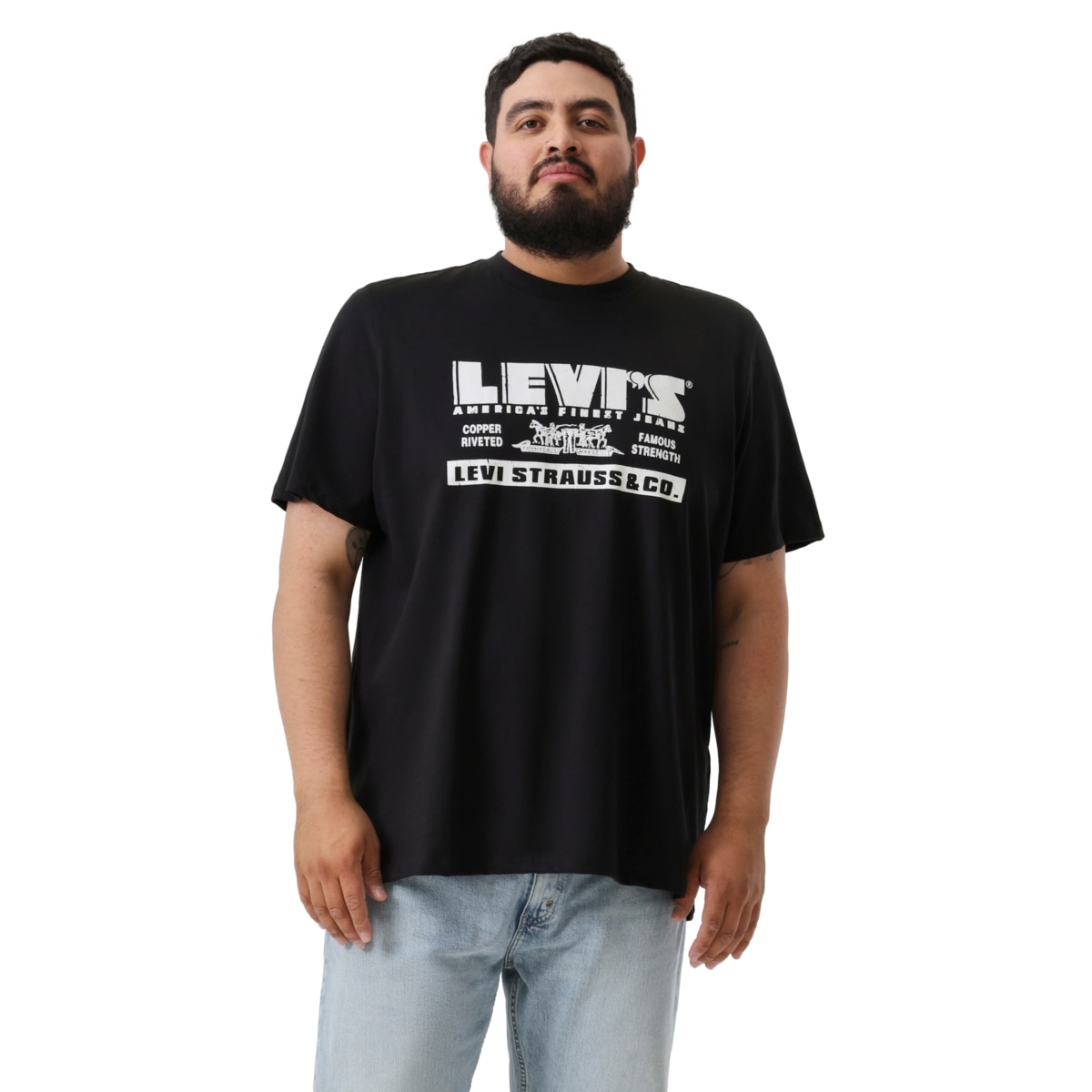 Playera con Grafico Levi's Manga Corta para Hombre Plus