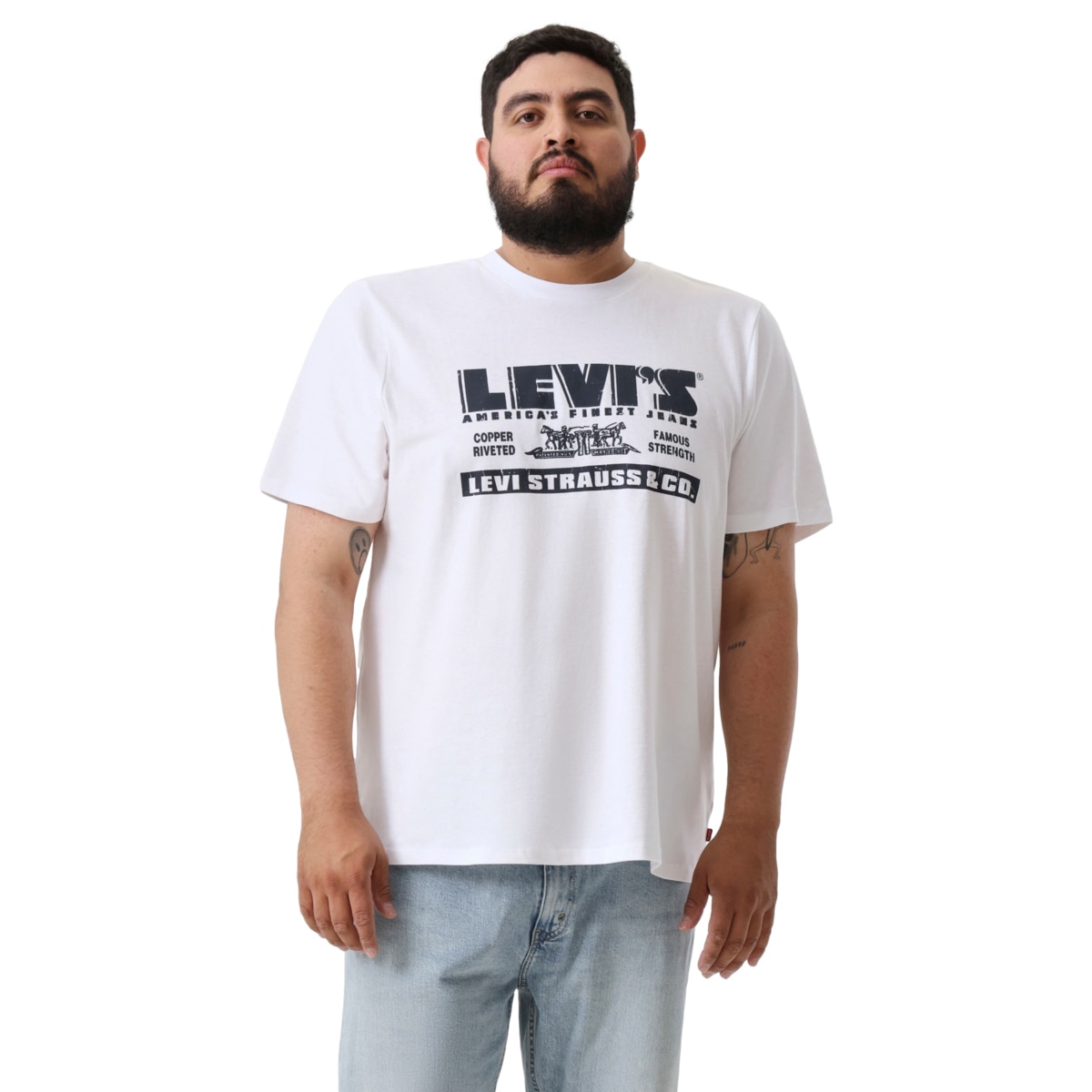 Playera con Grafico Levi's Manga Corta para Hombre Plus