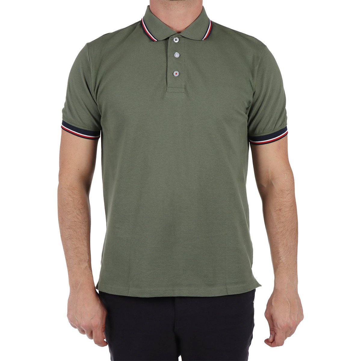 Playera Polo Manga Corta Estilo Casual Yongster Hombre