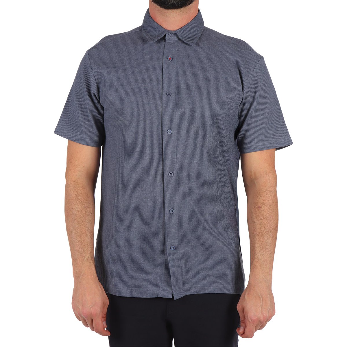 Camisa Manga Corta Botones Casual Hombre Swiss Navy