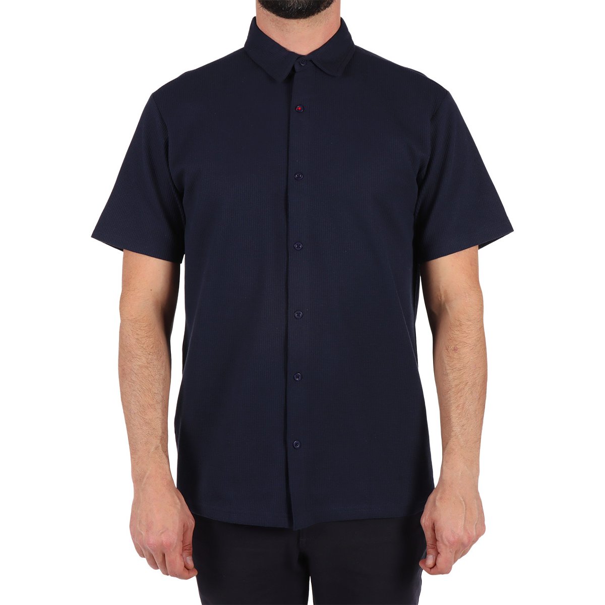 Camisa Manga Corta Botones Swiss Navy Hombre