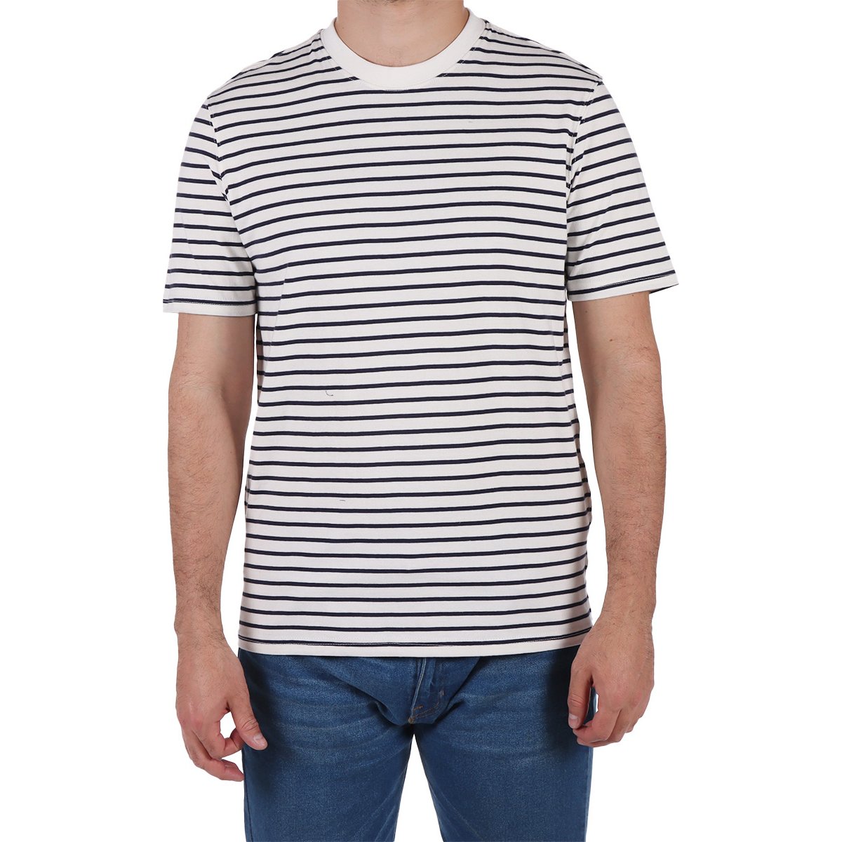 Playera Cuello Redondo Listada J.opus Manga Corta para Hombre