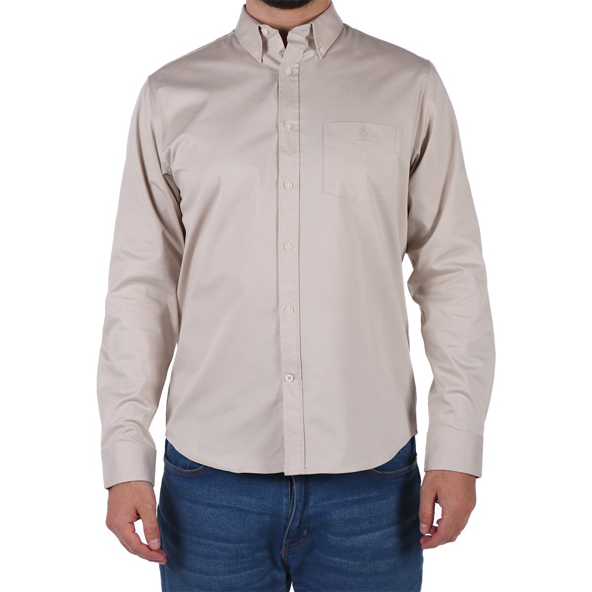 Camisa Manga Larga Tecnología Stretch Polo Club para Hombre
