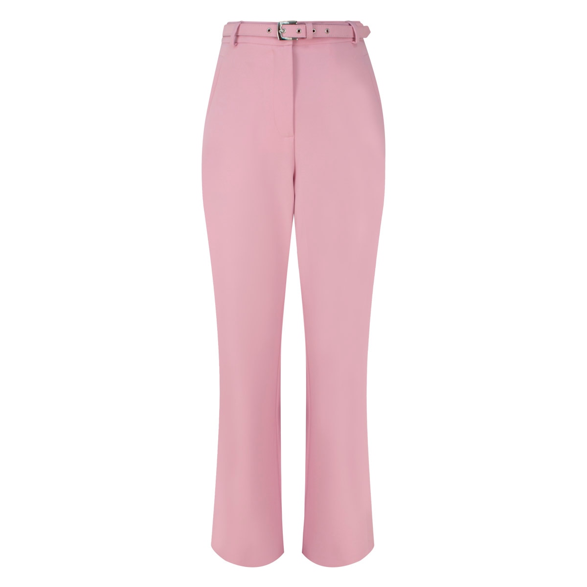 Pantalón Recto con Cinturón para Mujer Elle