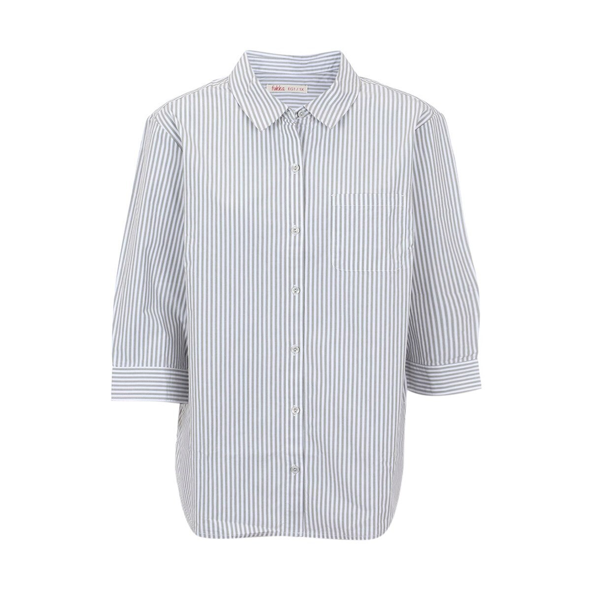 Blusa Rayas Fukka para Mujer Tallas Extra