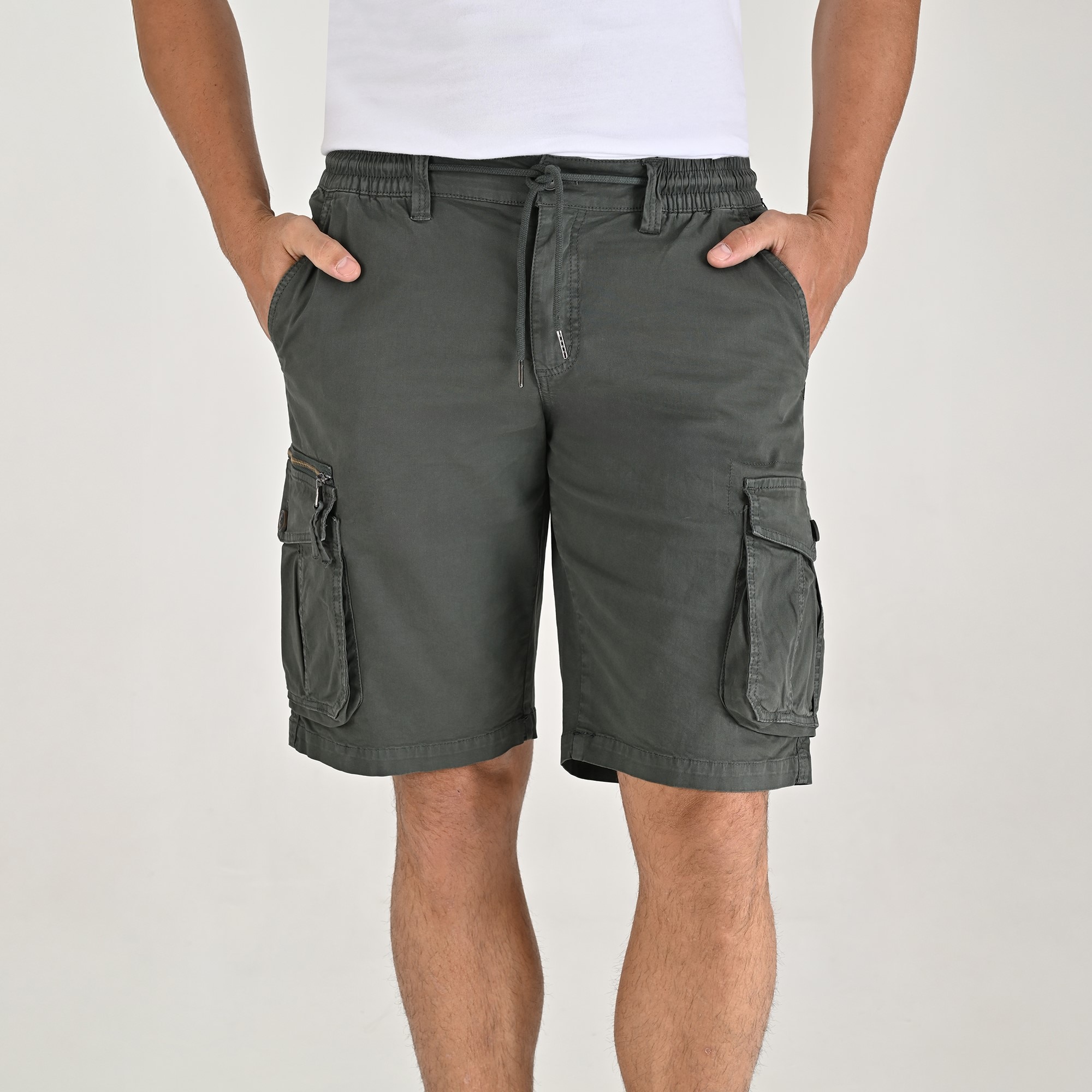 Bermuda Cargo Supply Oxford Cintura Jogger para Hombre