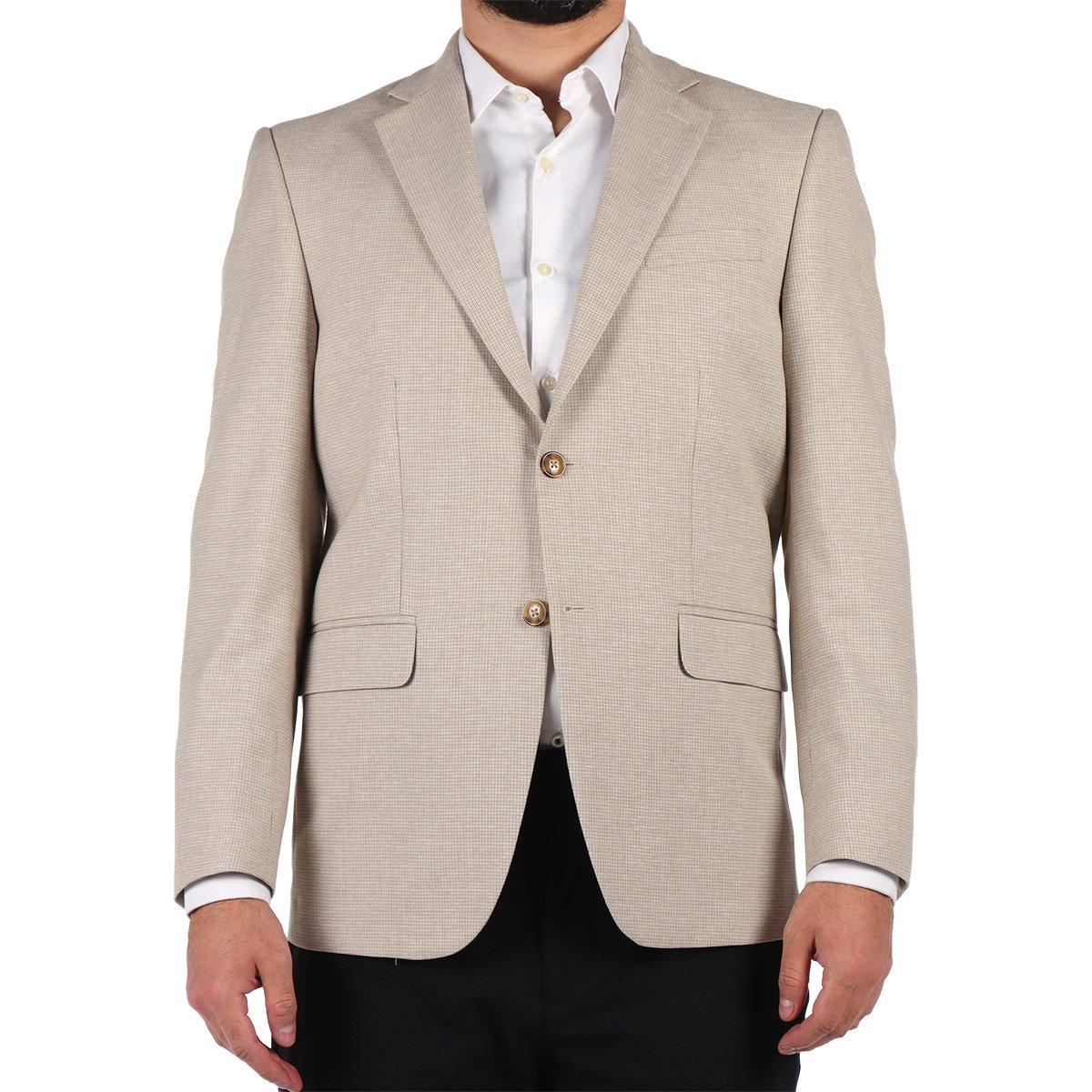 Saco Gris Solapa Dos Botones Pierre Cardin para Hombre
