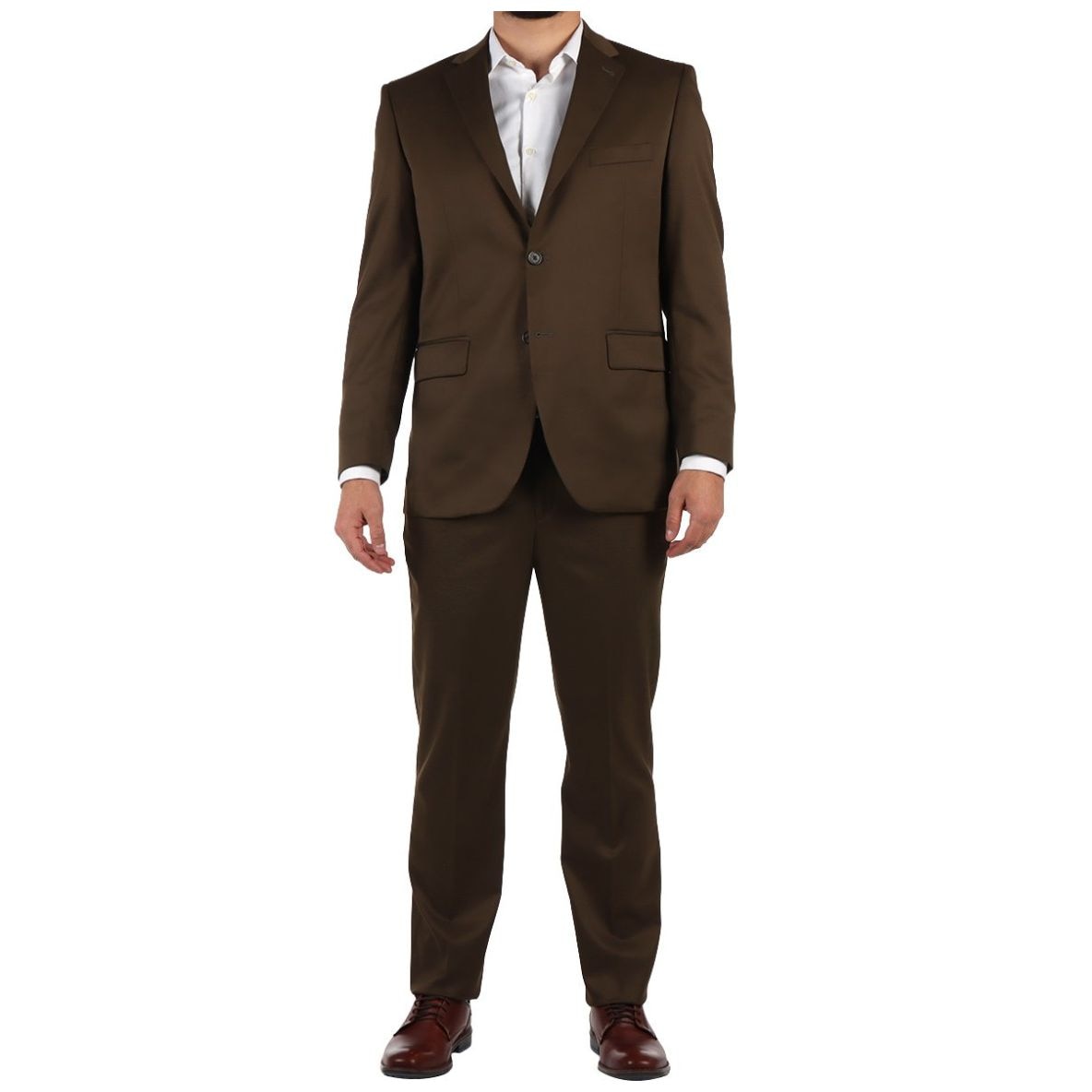 Traje Liso Modern Fit Bruno Magnani para Hombre