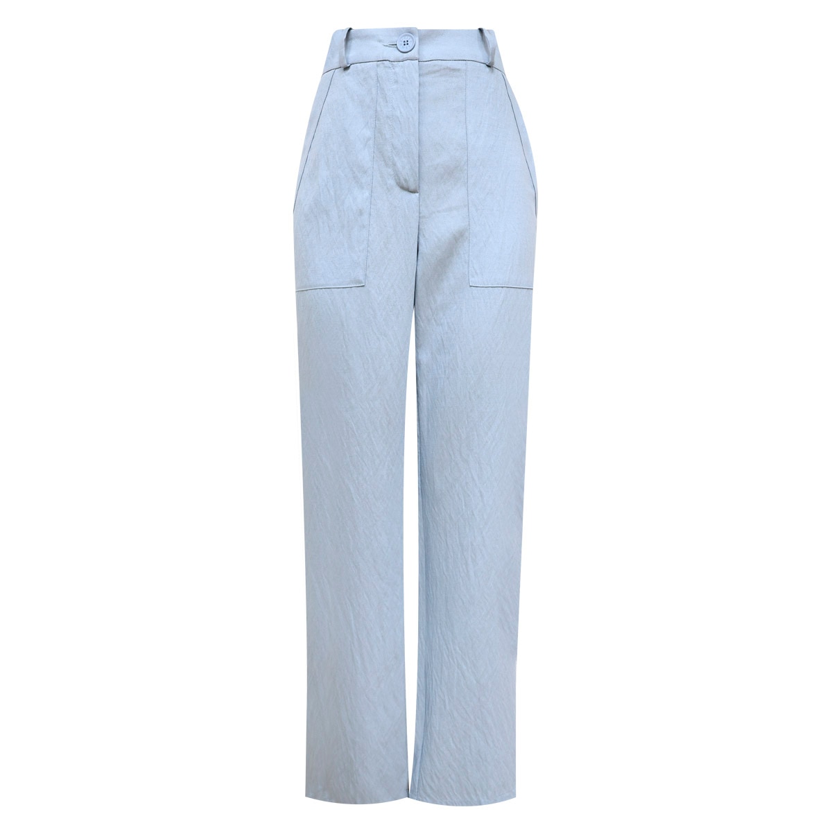 Pantalón Recto en Color Azul Claro para Mujer City Femme