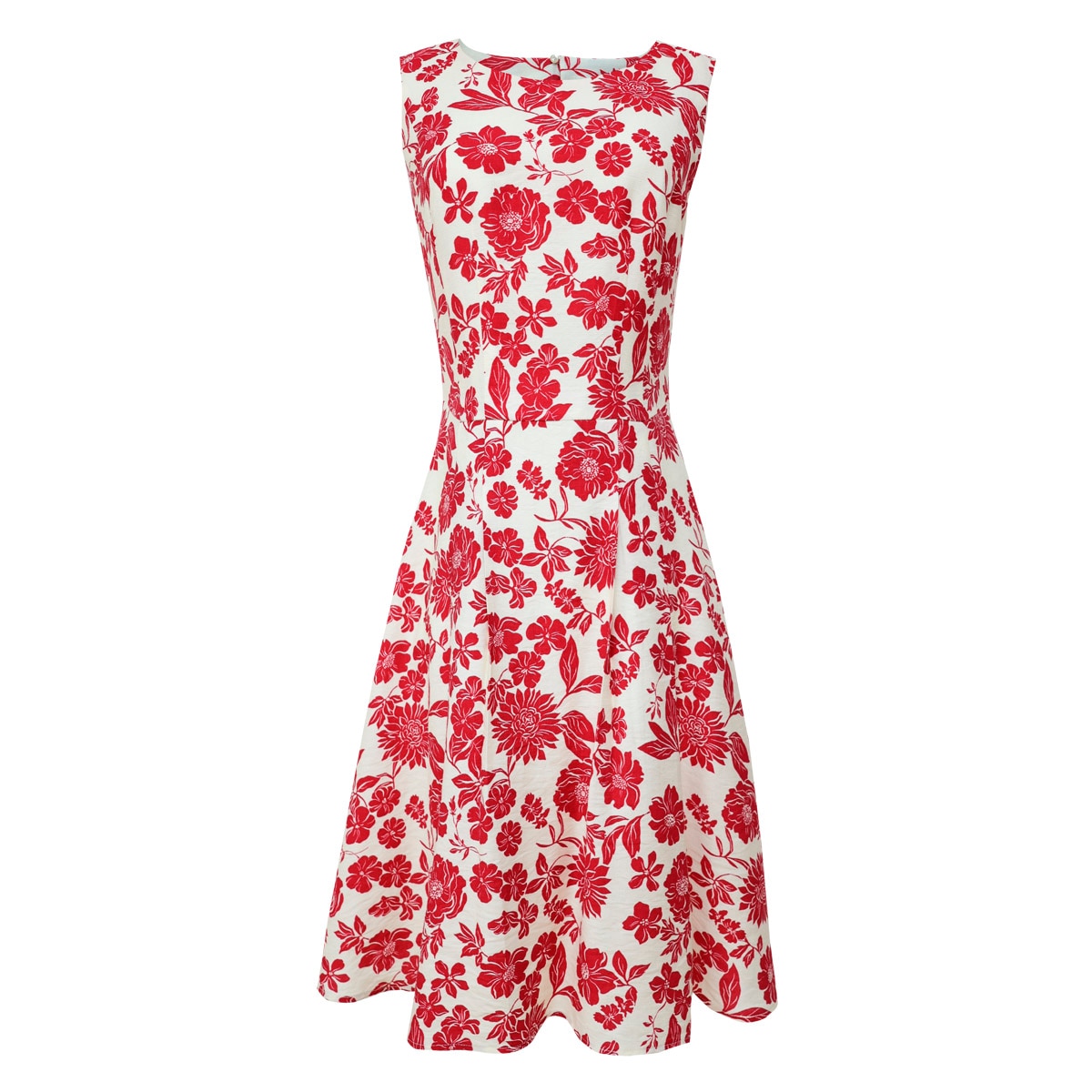 Vestido Corto Línea a de Estampado Floral para Mujer City Femme