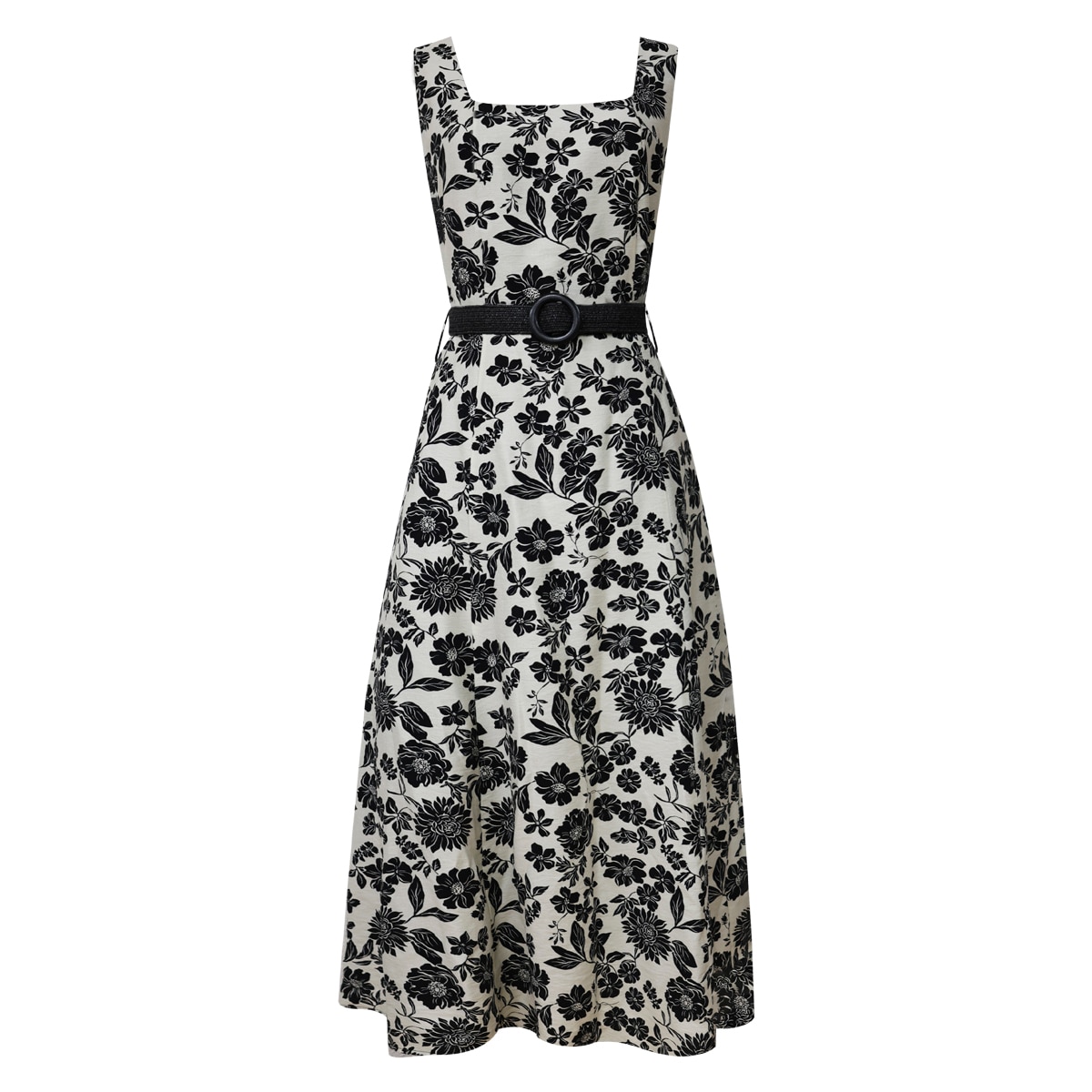 Vestido Corte Princesa Estampado Floral para Mujer City Femme