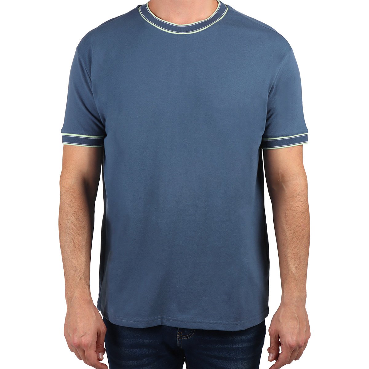 Playera Pique Algodón Manga Corta Bruno Magnani Hombre