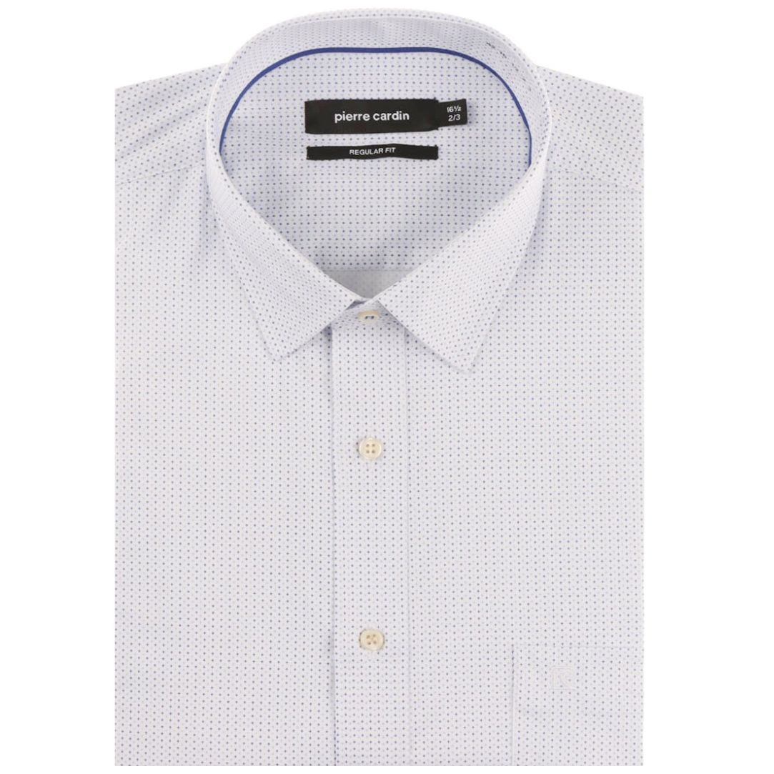 Camisa Regular Fit Micropatrón Pierre Cardin Hombre