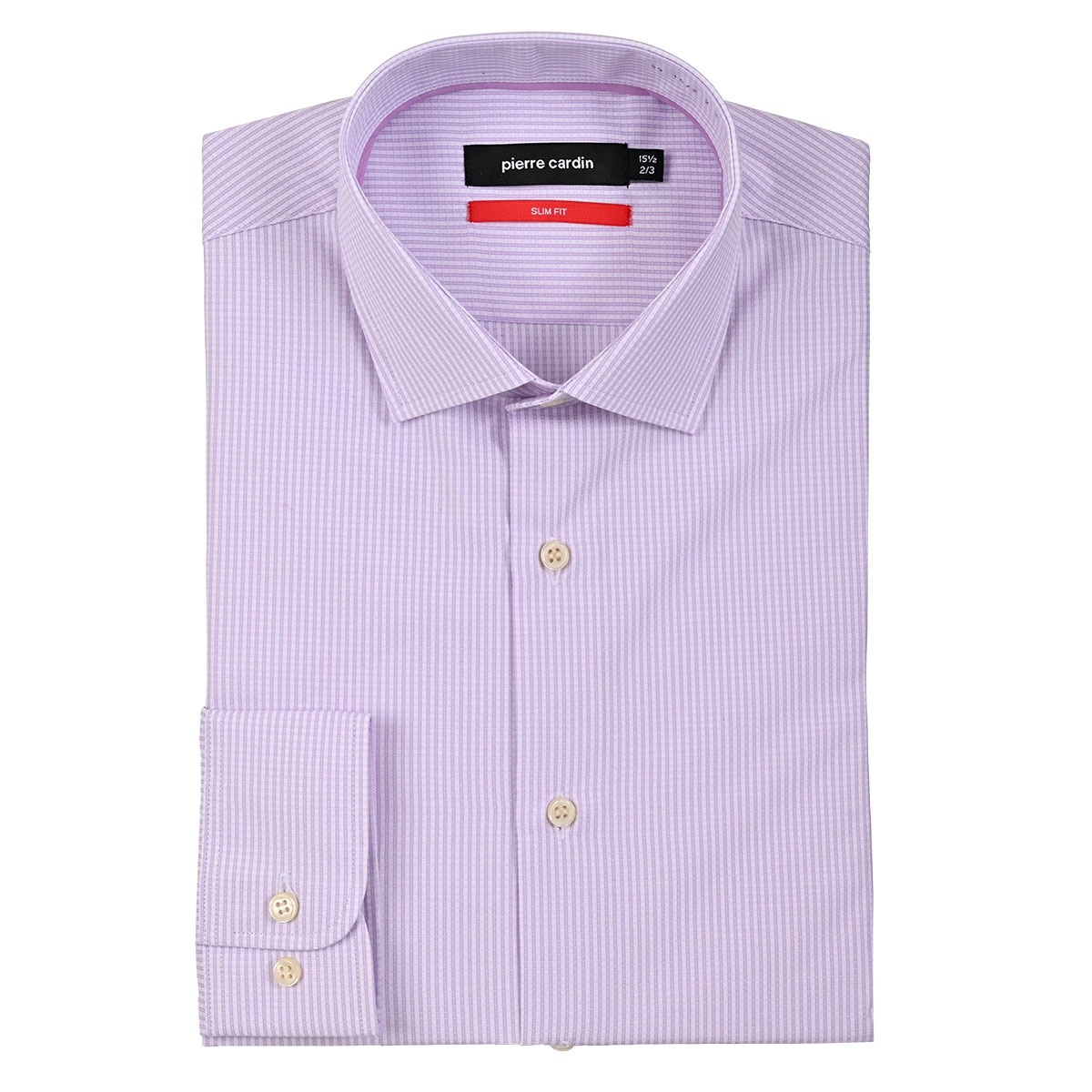 Camisa de Vestir Morada Pierre Cardin Regular Fit para Hombre