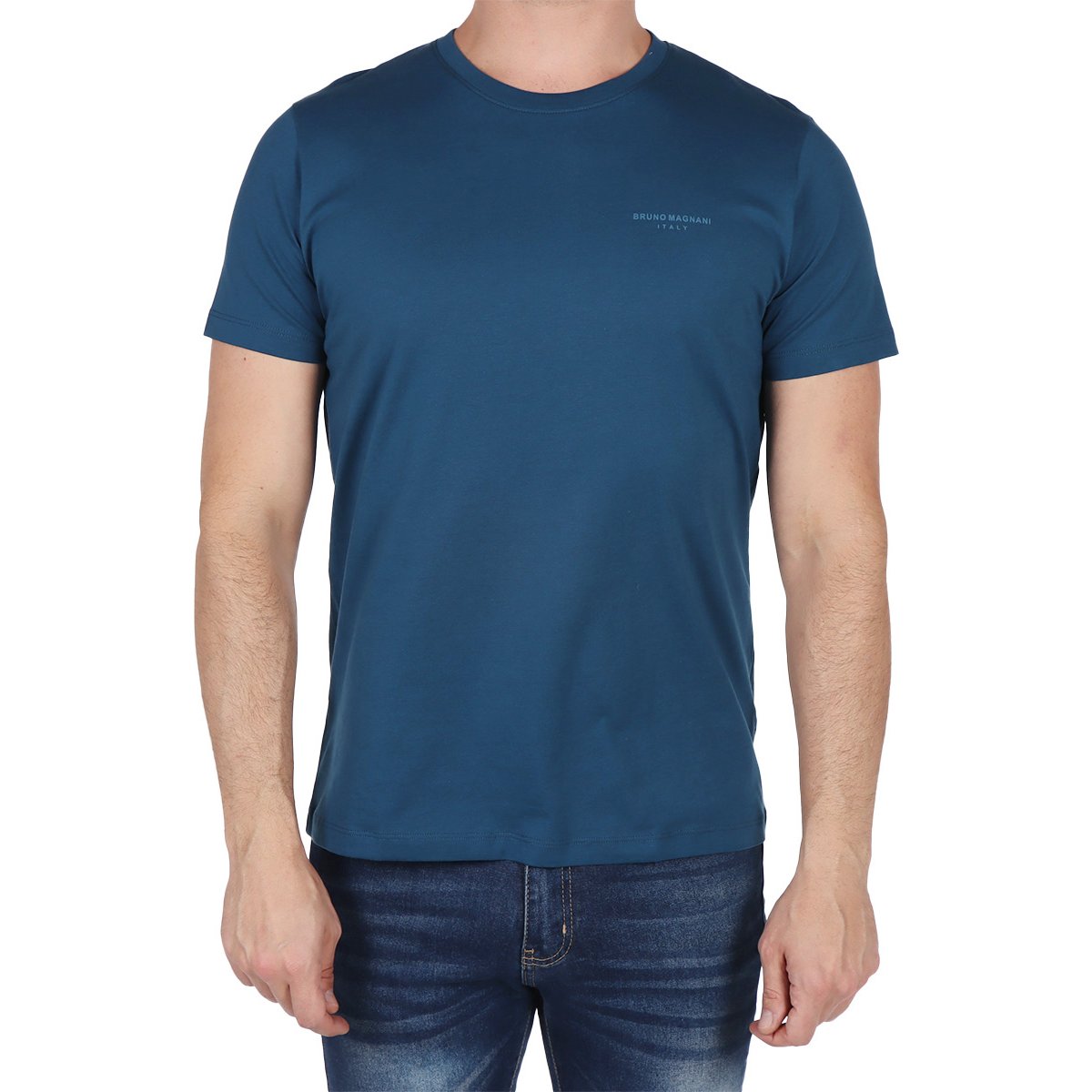 Playera Lisa Manga Corta Cuello Redondo Bruno Magnani Hombre