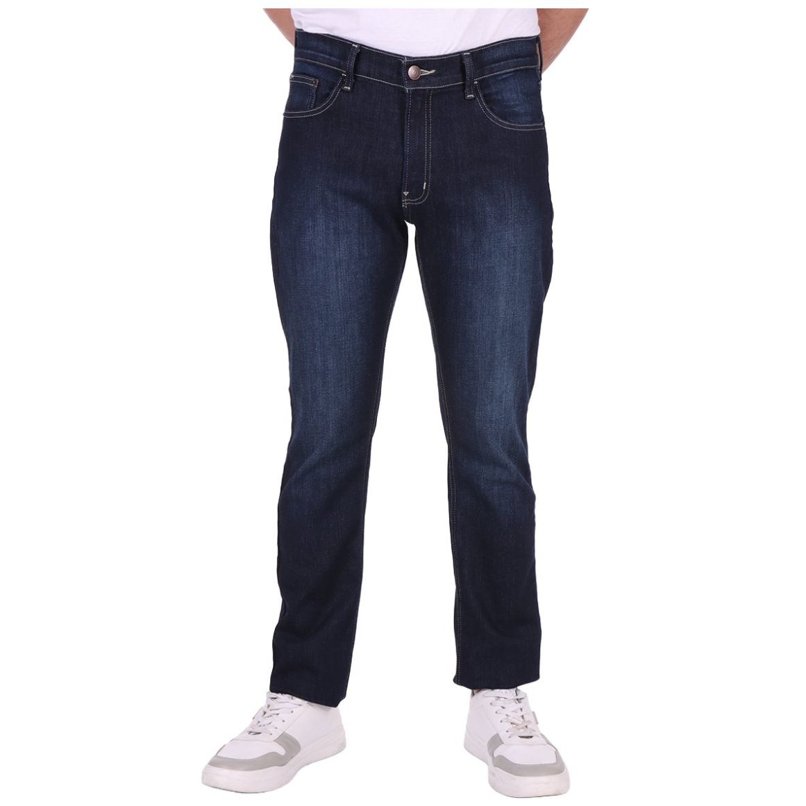 Jeans Corte Slim Fit Azul Oscuro Oggi Jeans para Hombre