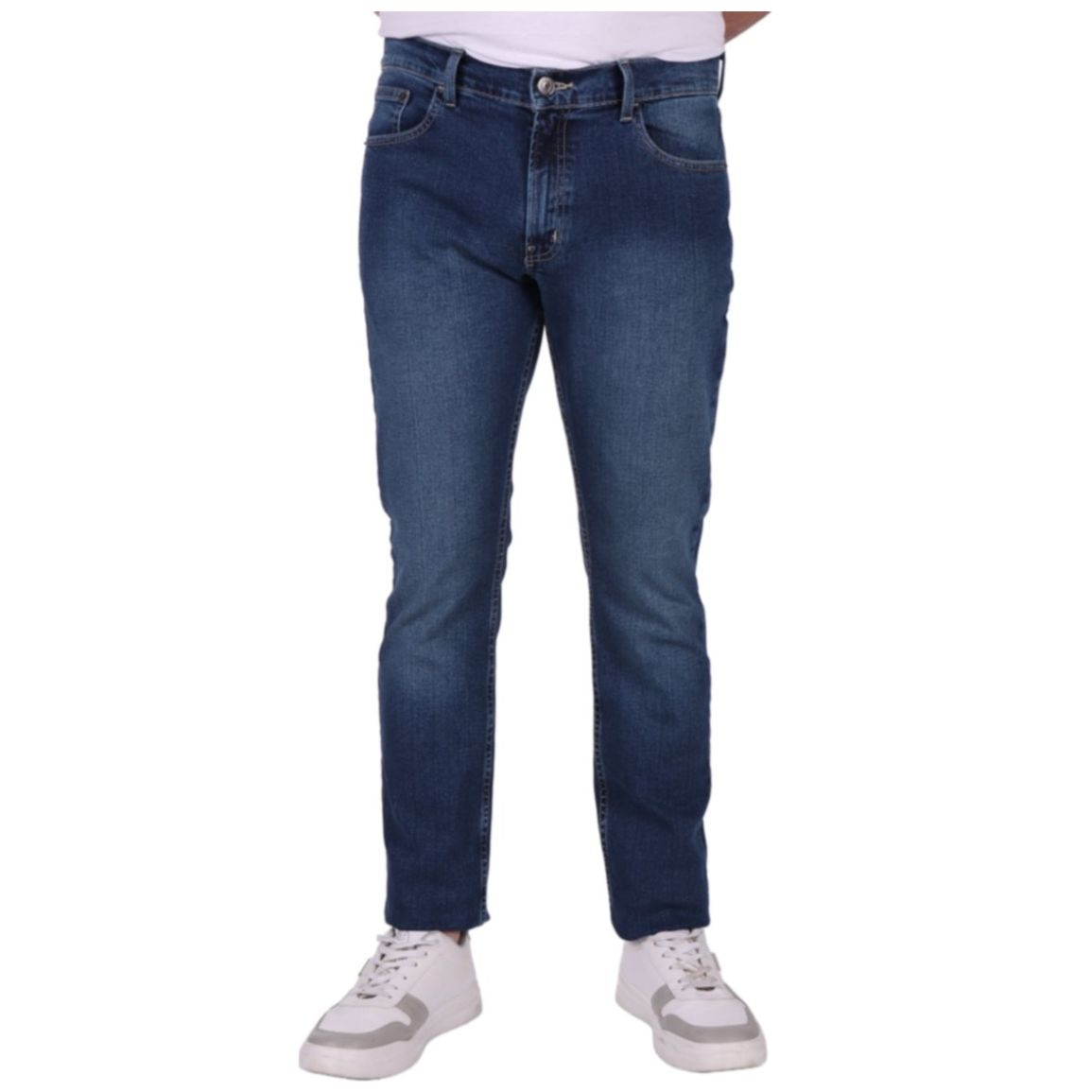 Jeans Corte Slim Fit Tono Medio Oggi Jeans para Hombre