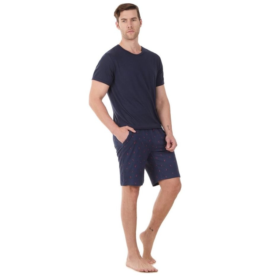 Set Pijama Playera y Short Skiny para Hombre