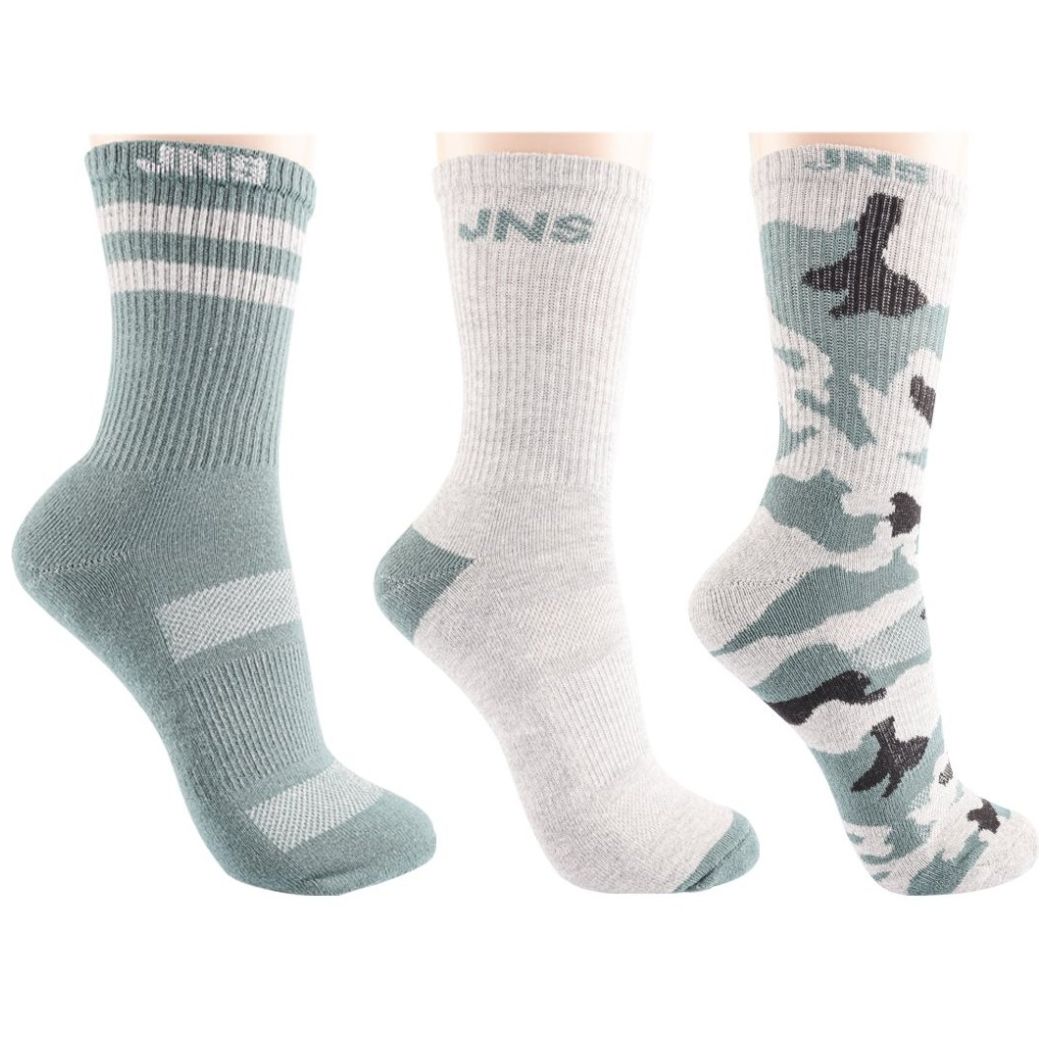 3 Pack Calcetas Mid Jeanious para Hombre