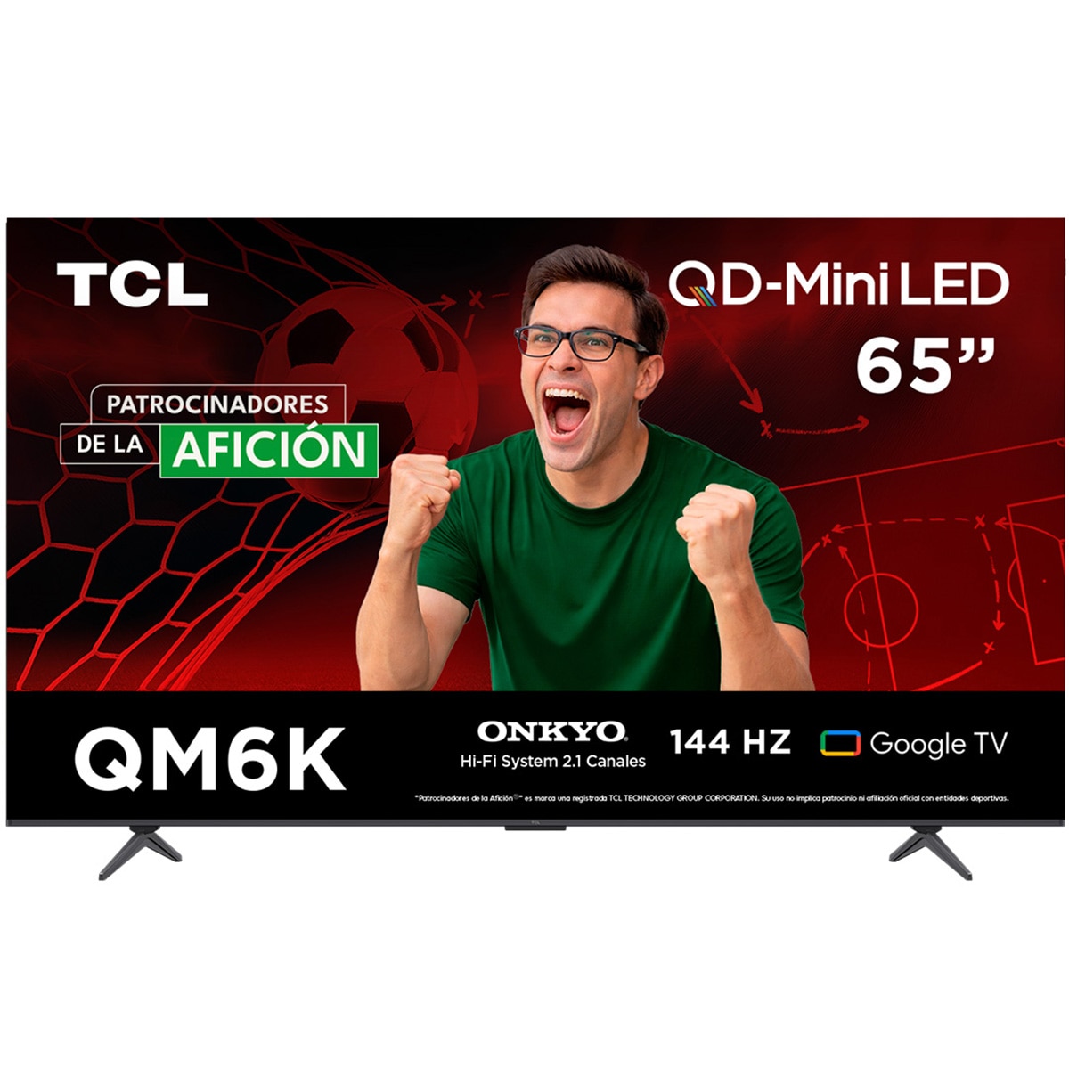 Pantalla Tcl Mini Led 65 Pulgadas 4K Google Tv 65Qm6K