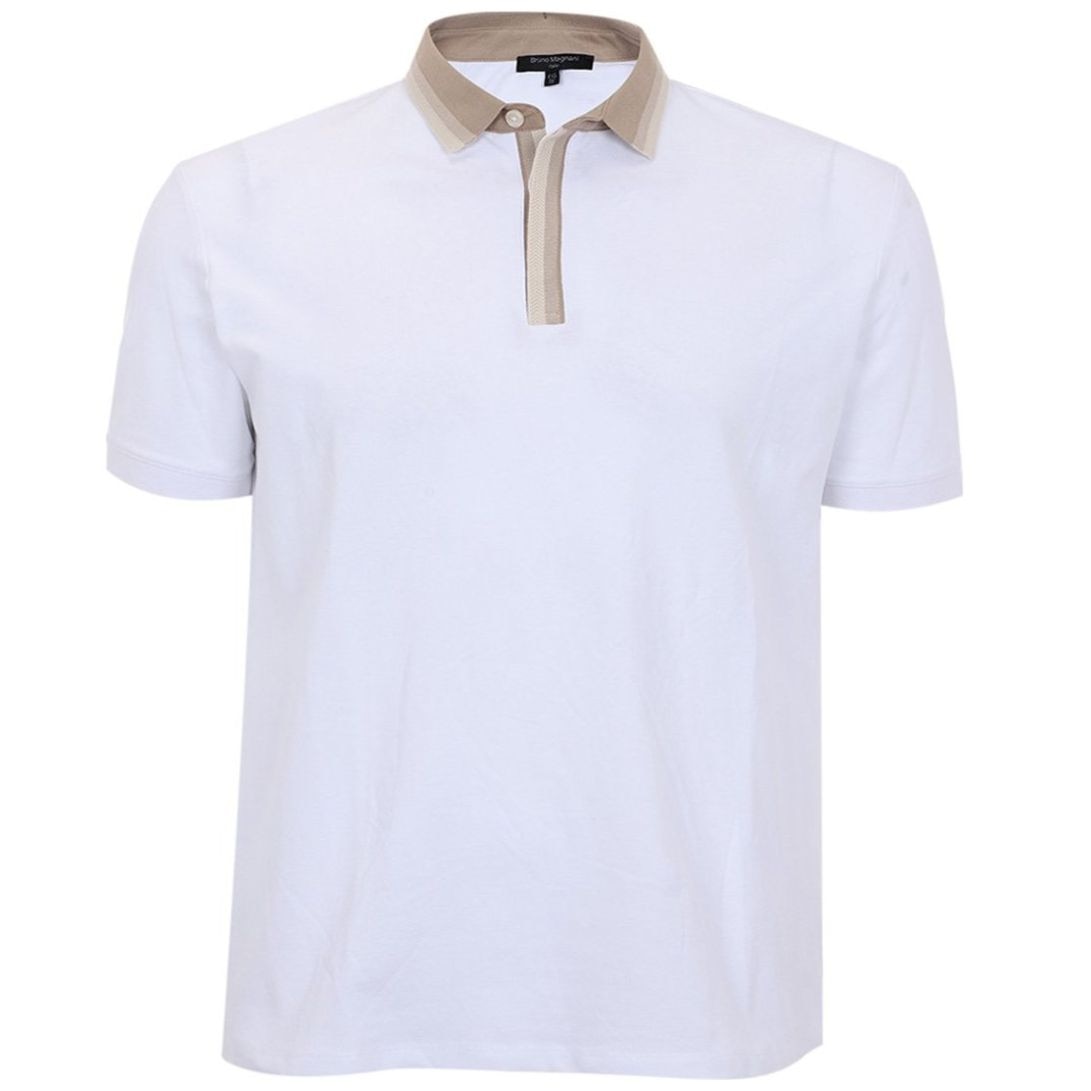 Polo Manga Corta Fantasía Bruno Magnani para Hombre Plus