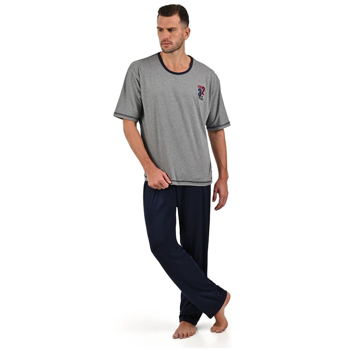 Pijama Manga Corta y Pantalón Star West para Hombre