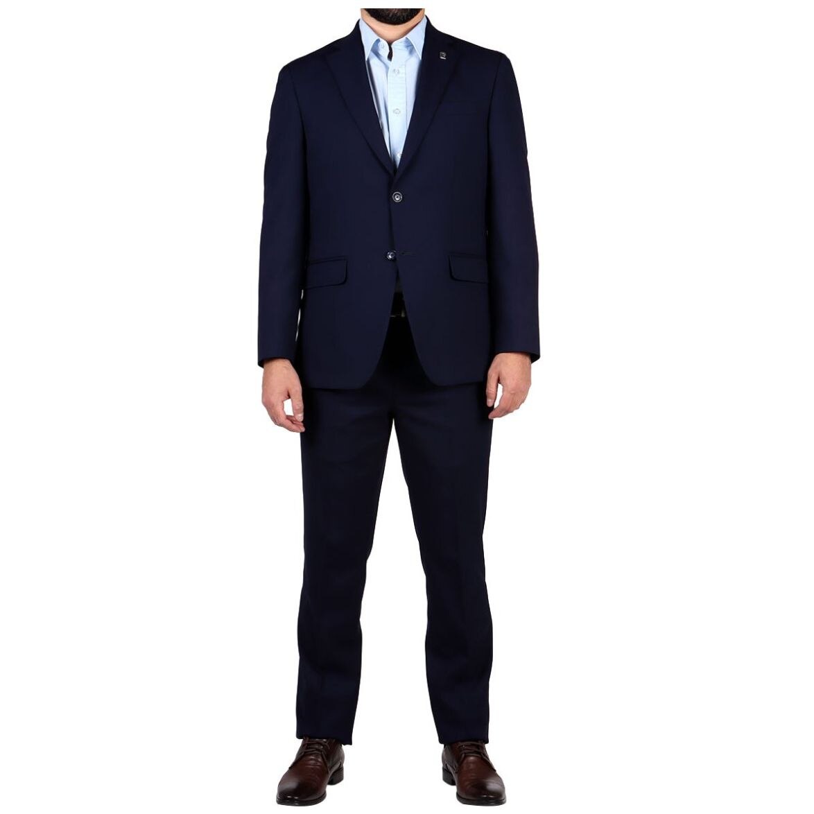 Traje Azul Marino Regular Fit Pierre Cardin para Hombre