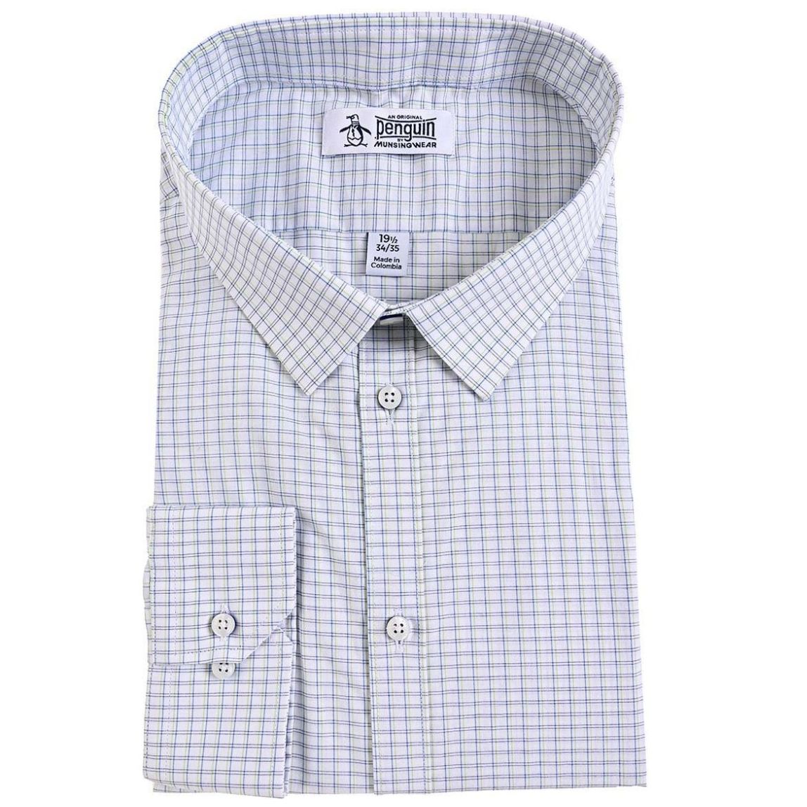 Camisa de Cuadros Original Penguin Manga Corta para Hombre