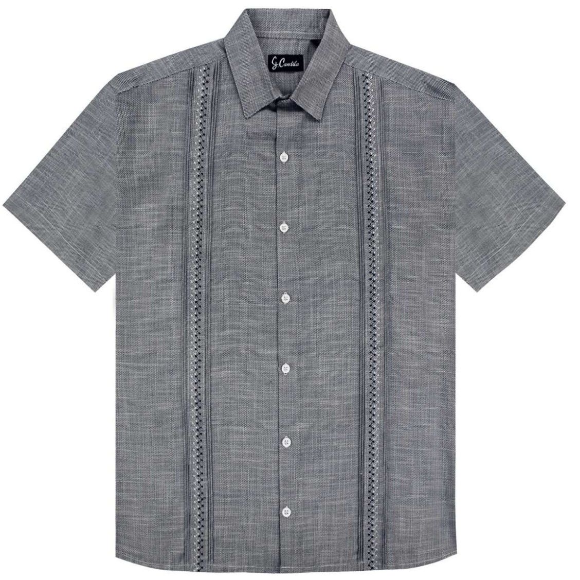 Camisa Azul Marino G Candila Comfort Manga Corta para Hombre