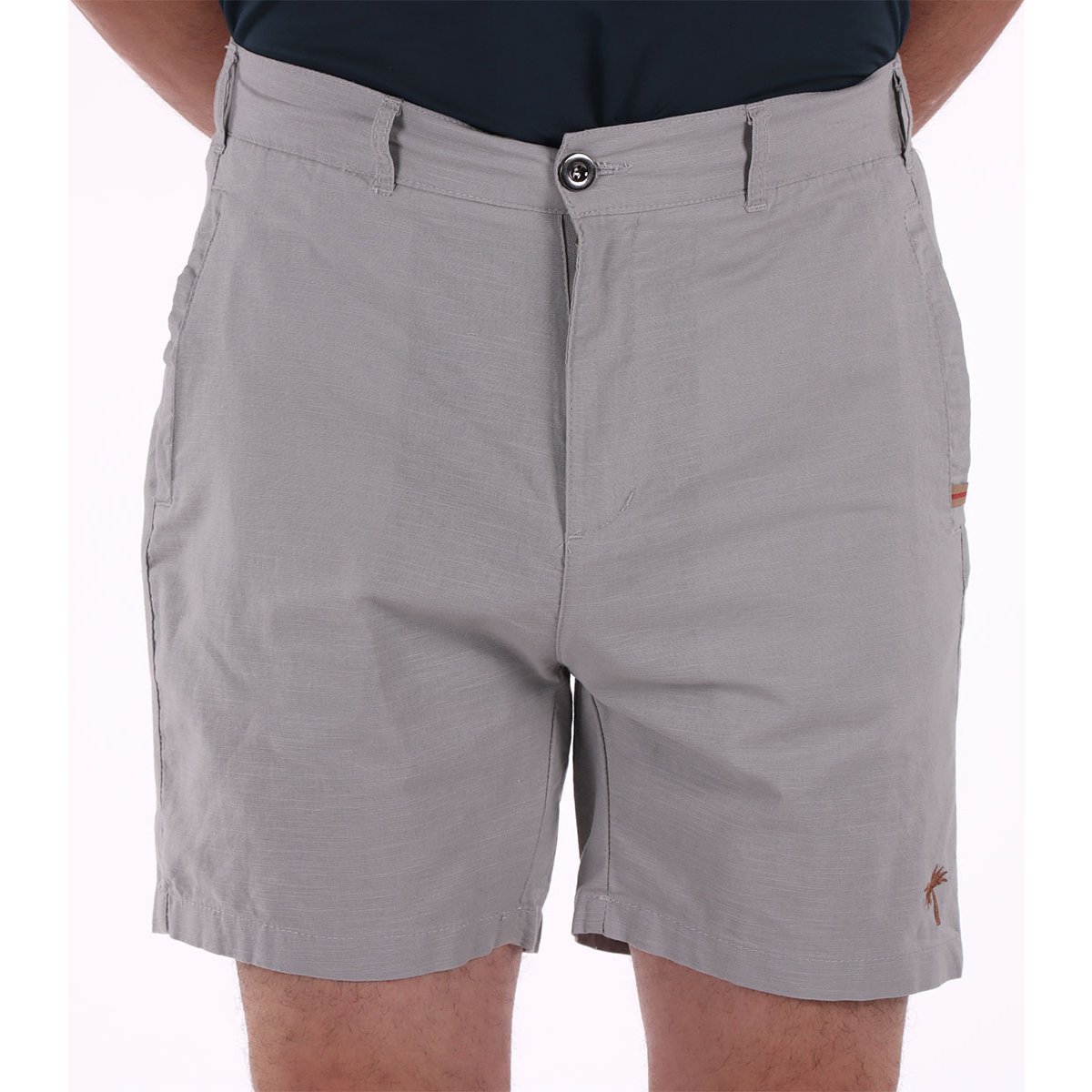 Bermuda Lino y Algodón Corte Regular Roosevelt Hombre