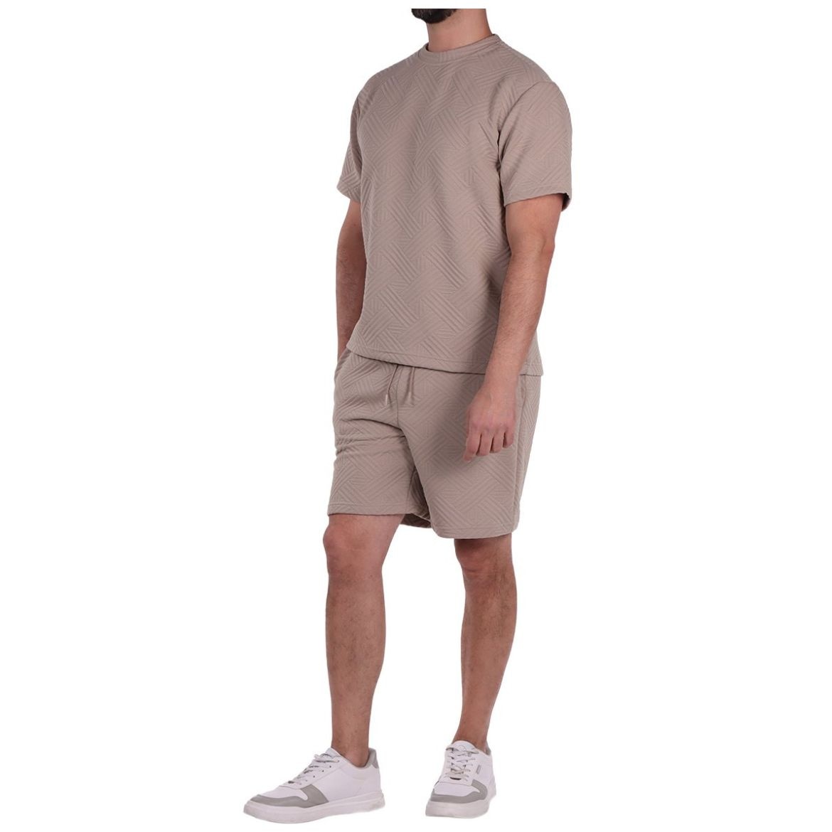 Conjunto Bermuda Playera Manga Corta Roosevelt Hombre