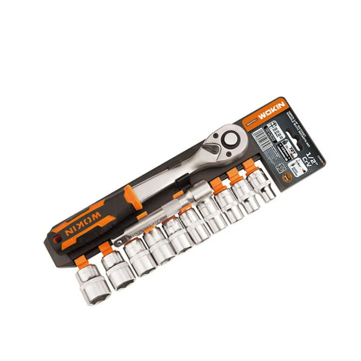 Set de 12 Piezas con Matraca 1/2"" y Dados (Industrial)