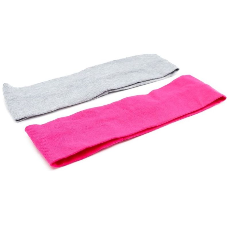 Juego 2 Bandas Finas  Rosa Y Gris Ponette