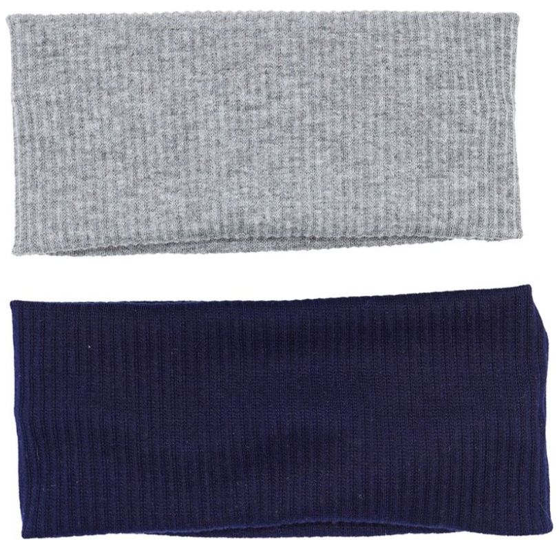 Juego 2 Bandas  Gris Y Marino Ponette