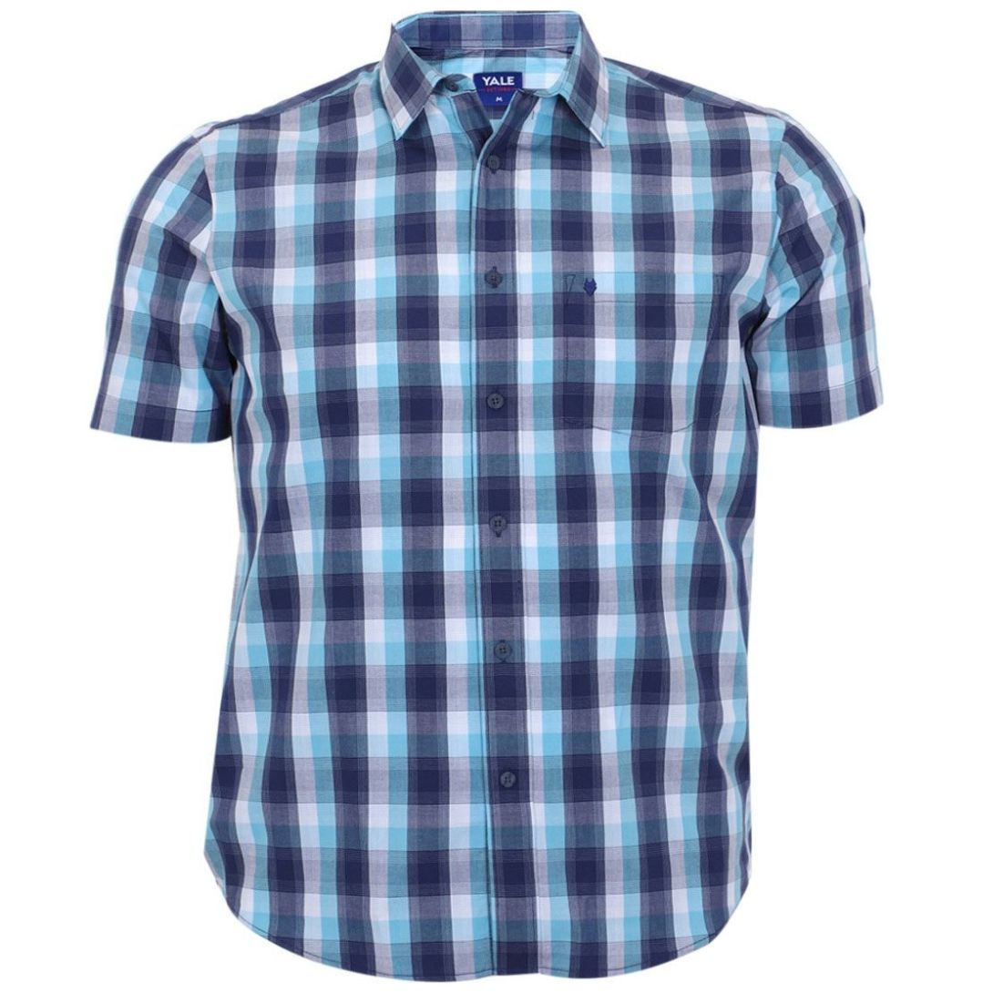 Playera Polo Yale Manga Corta para Hombre Plus